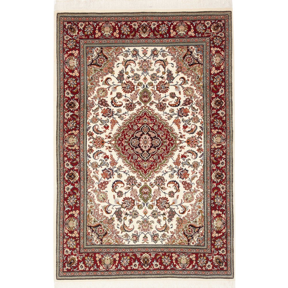 Tappeto Ilaam Persia bianco marrone 106x158