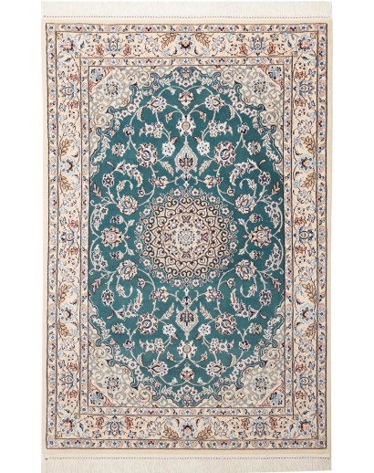 Tappeto Nain 9La Persia bianco grigio 98x148