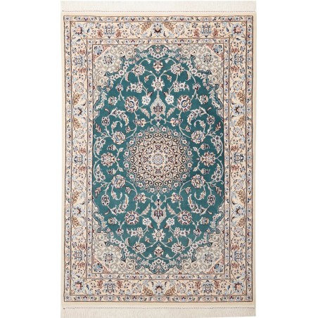 Tappeto Nain 9La Persia bianco grigio 98x148