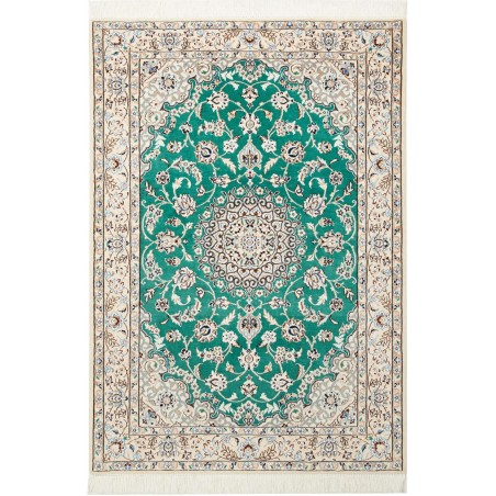 Tappeto Nain 9La Persia bianco verde 103x150