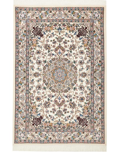 Tappeto Nain 9La Persia bianco marrone 100x148