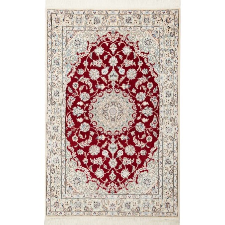 Tappeto Nain 9La Persia bianco grigio 100x158