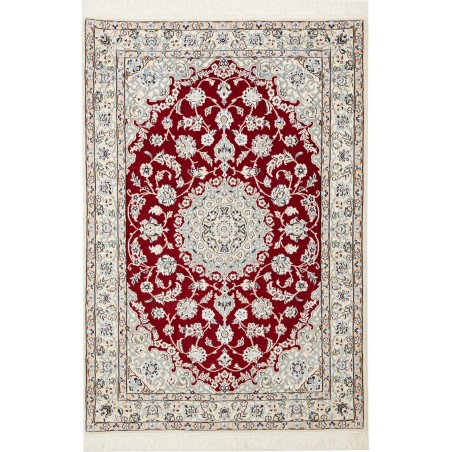 Tappeto Nain 9La Persia bianco marrone 102x148