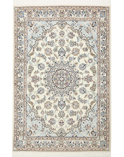 Tappeto Nain 9La Persia bianco grigio 98x149
