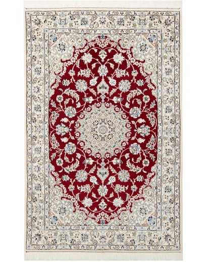 Tappeto Nain 9La Persia bianco marrone 98x155