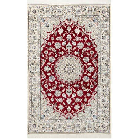 Tappeto Nain 9La Persia bianco marrone 98x155
