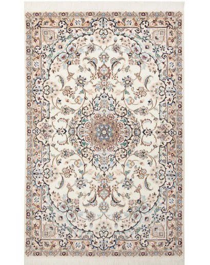 Tappeto Nain 9La Persia bianco grigio 102x162