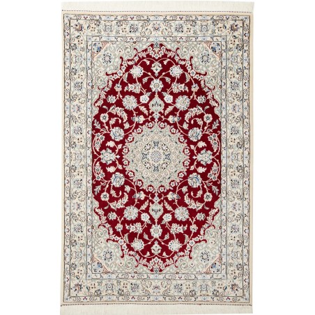 Tappeto Nain 9La Persia bianco marrone 100x152