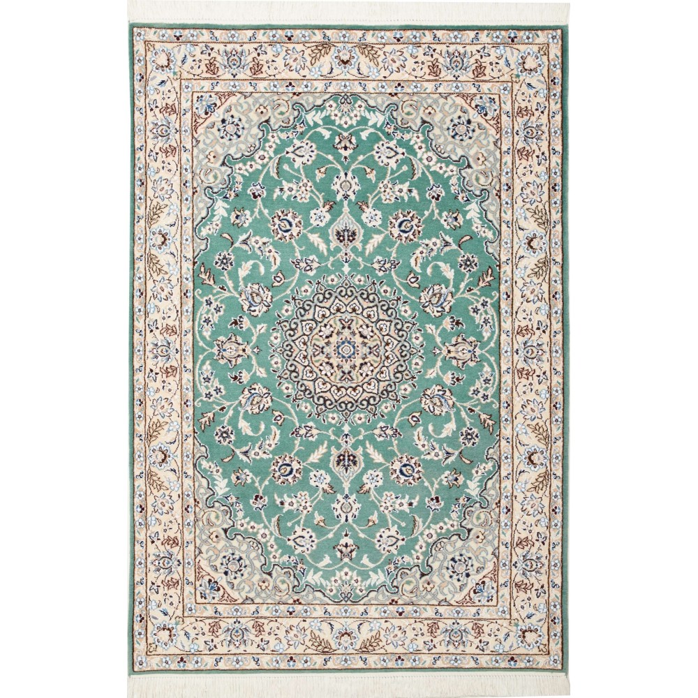 Tappeto Nain 9La Persia beige grigio 100x147 Tappeto Nain 9La Persia beige grigio 100x147