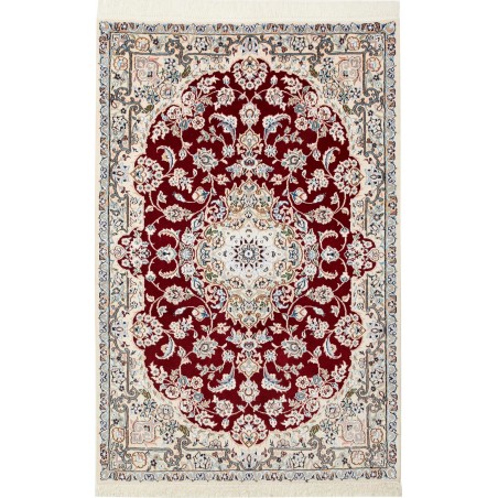 Tappeto Nain 9La Persia bianco marrone 102x155
