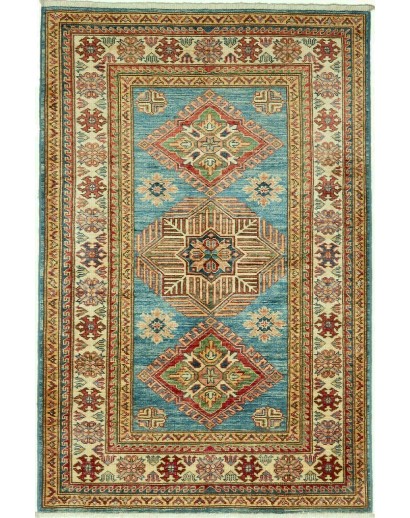 Tappeto Kazak Fine Pakistan bianco 100x154