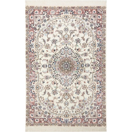 Tappeto Nain 9La Persia bianco azzurro 103x154
