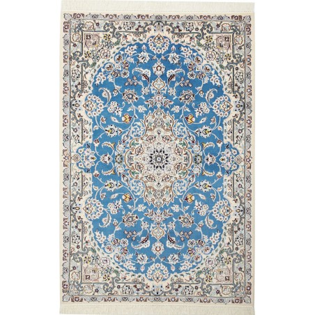 Tappeto Nain 9La Persia azzurro blu 102x155