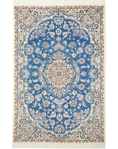Tappeto Nain 9La Persia blu 104x157