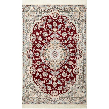 Tappeto Nain 9La Persia bianco marrone 97x156