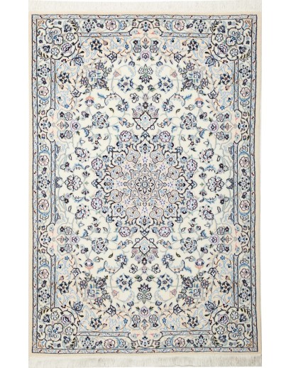 Tappeto Nain 9La Persia bianco grigio 100x148