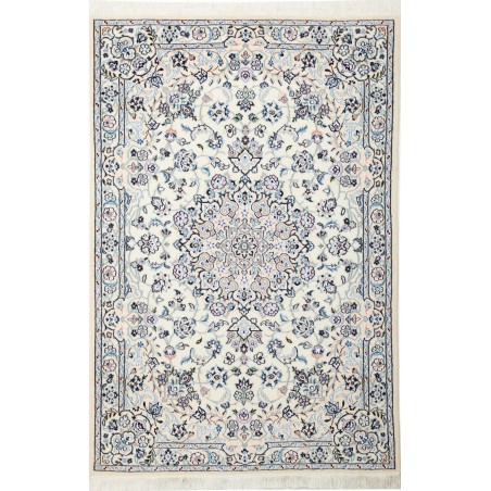 Tappeto Nain 9La Persia bianco grigio 100x148