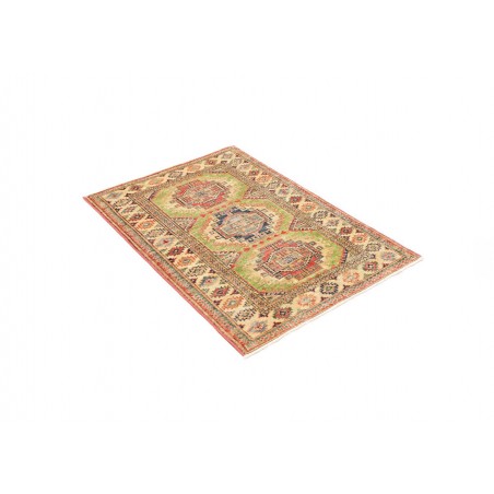 Tappeto Kazak Fine Pakistan marrone verde 83x115