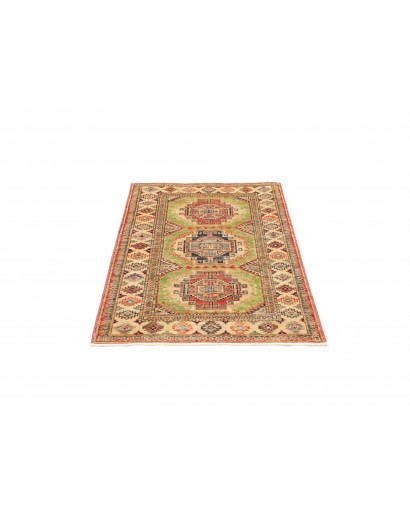 Tappeto Kazak Fine Pakistan marrone verde 83x115