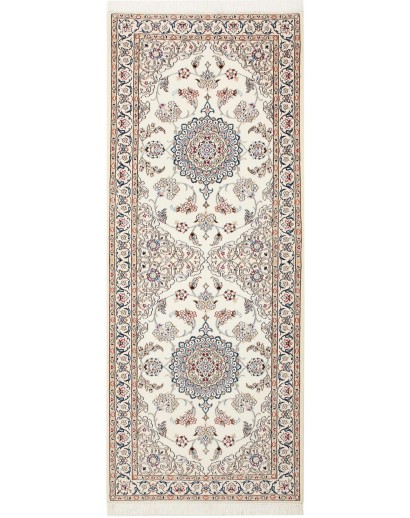 Tappeto Nain 9La Persia bianco grigio 86x215