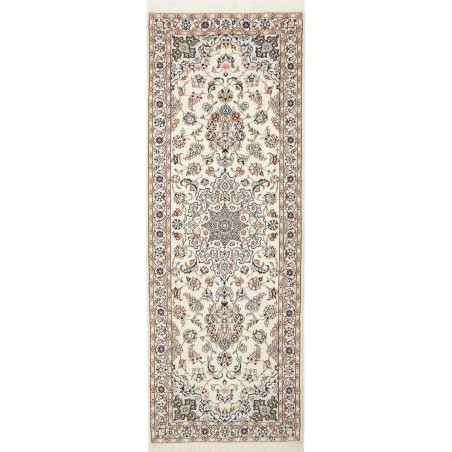 Tappeto Nain 9La Persia bianco azzurro 84x235