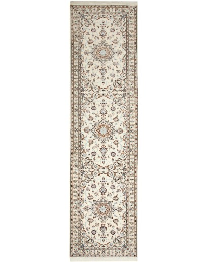 Tappeto Nain 9La Persia bianco 95x354