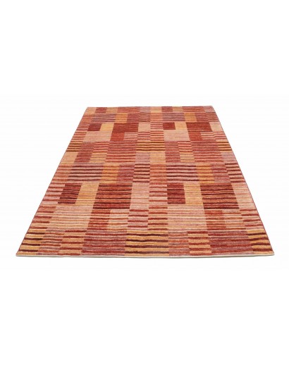 Tappeto Barjesta Pakistan arancione giallo 170x244