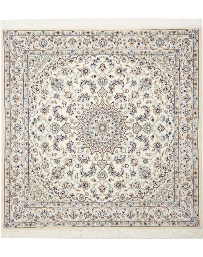 Tappeto Nain 9La Persia bianco 145x146
