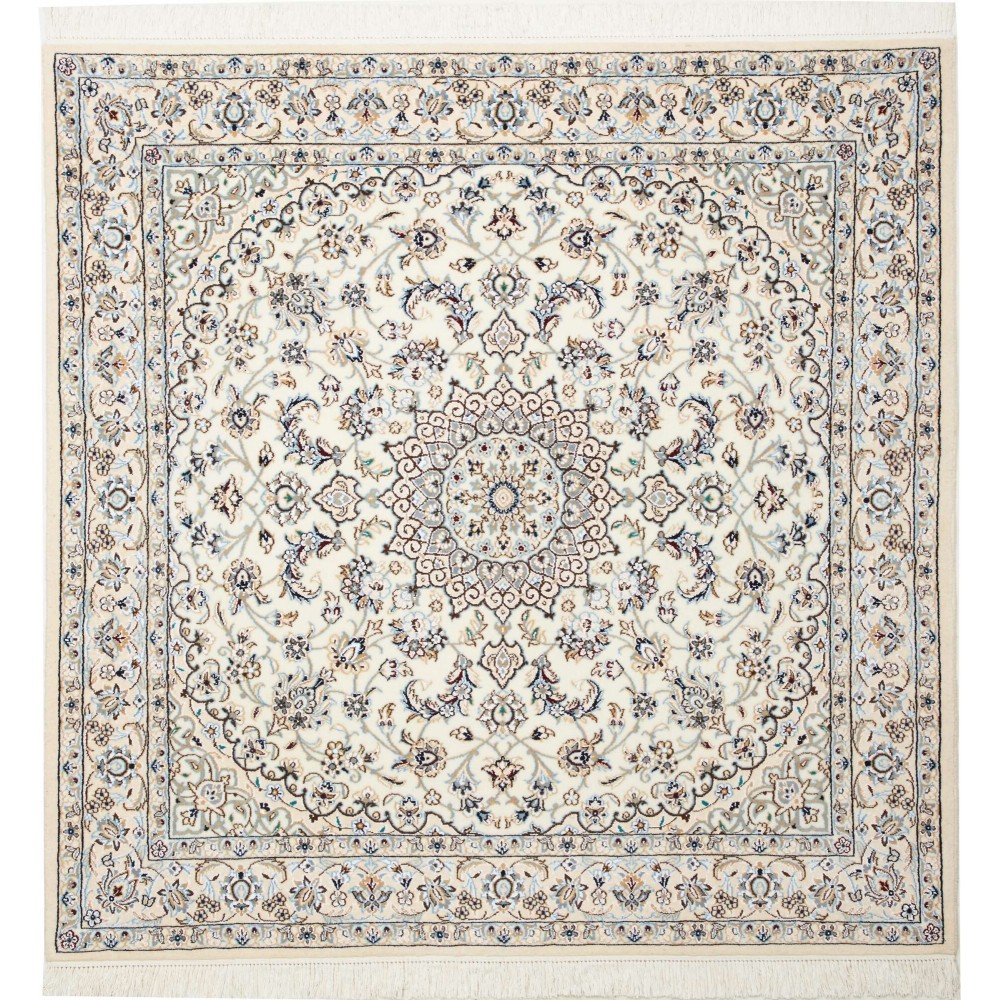 Tappeto Nain 9La Persia bianco 145x146 Tappeto Nain 9La Persia bianco 145x146