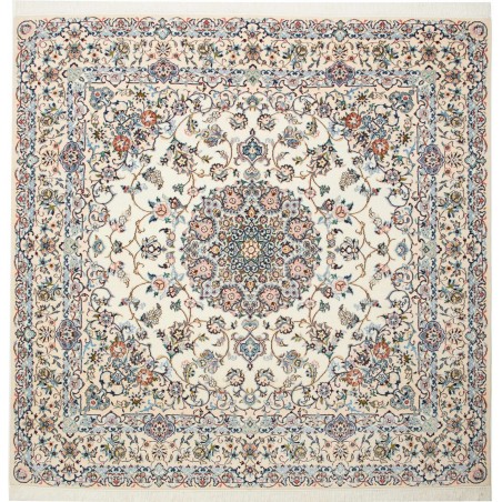 Tappeto Nain 9La Persia bianco azzurro 202x200
