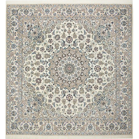 Tappeto Nain 9La Persia bianco grigio 201x210