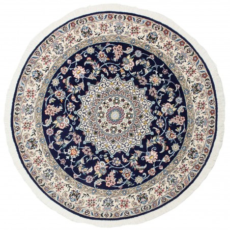 Tappeto Nain 9La Persia bianco azzurro 150x150