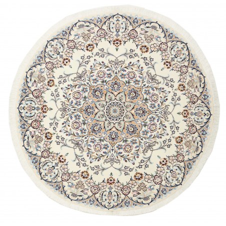 Tappeto Nain 9La Persia bianco grigio 150x150