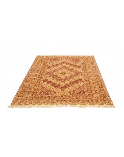 Tappeto Nakhunak Pakistan arancione marrone 156x186