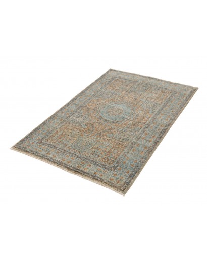 Tappeto Mamlouk Pakistan bianco grigio 99x152