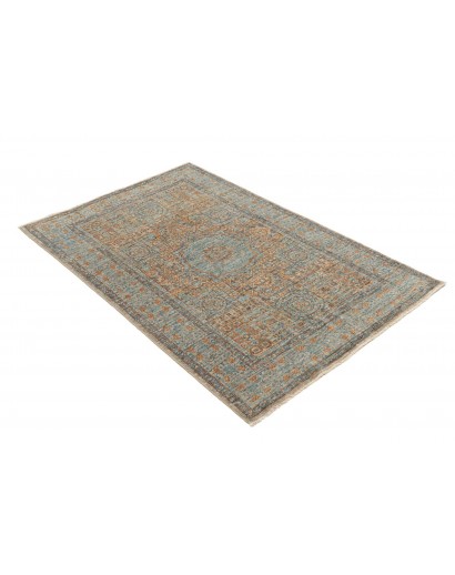 Tappeto Mamlouk Pakistan bianco grigio 99x152