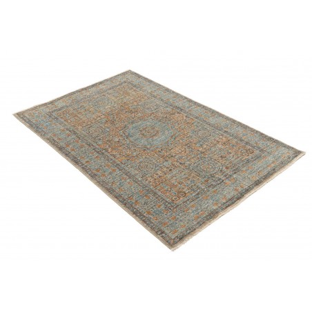 Tappeto Mamlouk Pakistan bianco grigio 99x152