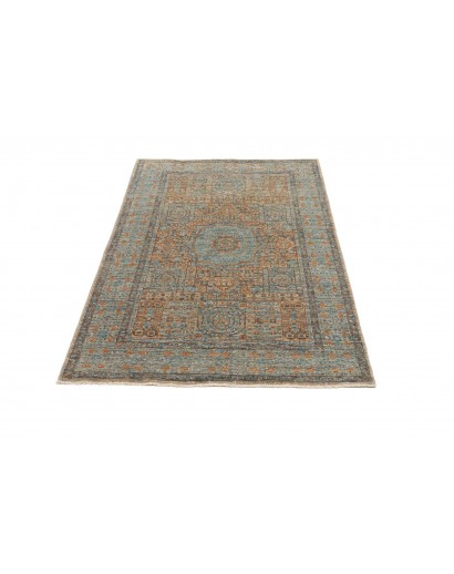 Tappeto Mamlouk Pakistan bianco grigio 99x152