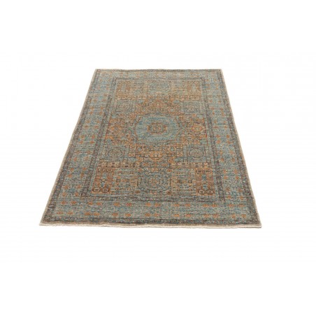 Tappeto Mamlouk Pakistan bianco grigio 99x152
