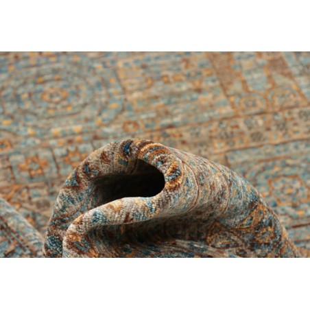 Tappeto Mamlouk Pakistan bianco grigio 99x152
