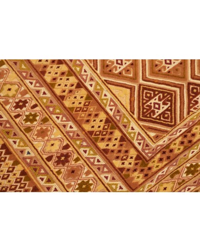 Tappeto Nakhunak Pakistan arancione marrone 156x186