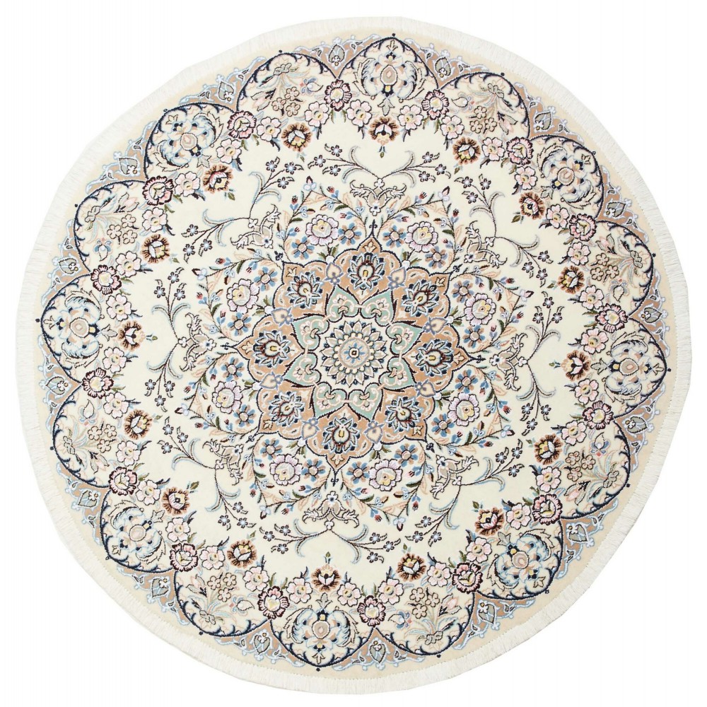 Tappeto Nain 9La Persia beige grigio 150x150