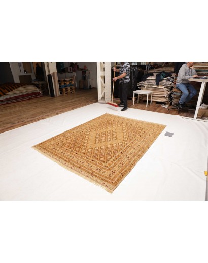 Tappeto Nakhunak Pakistan arancione marrone 183x238