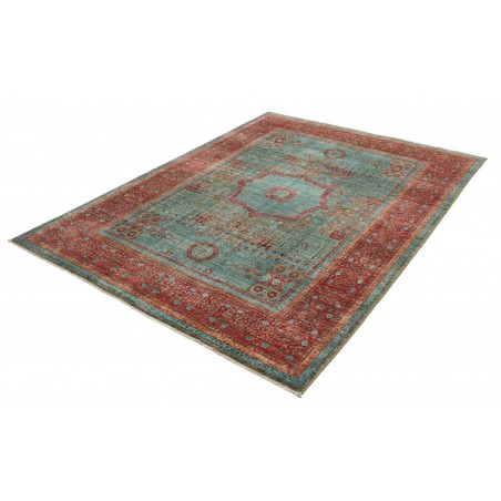 Tappeto Mamlouk Pakistan azzurro marrone 177x235