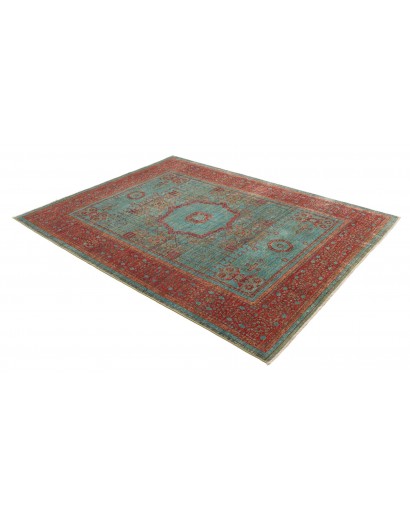 Tappeto Mamlouk Pakistan azzurro marrone 177x235