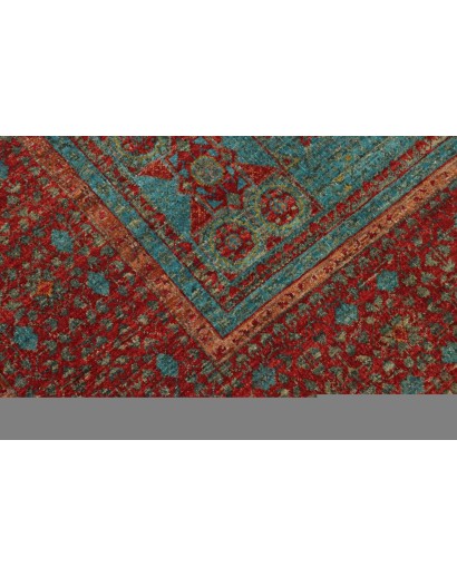 Tappeto Mamlouk Pakistan azzurro marrone 177x235