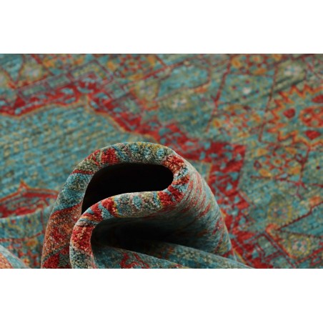 Tappeto Mamlouk Pakistan azzurro marrone 177x235