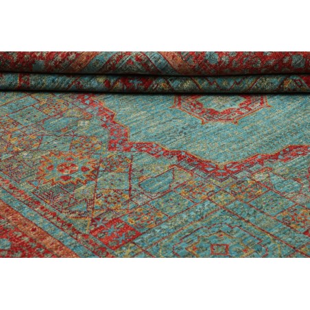 Tappeto Mamlouk Pakistan azzurro marrone 177x235