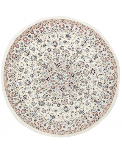 Tappeto Nain 9La Persia bianco grigio 200x200
