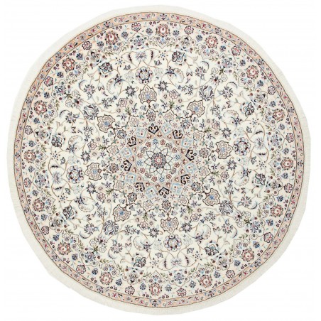 Tappeto Nain 9La Persia bianco grigio 200x200